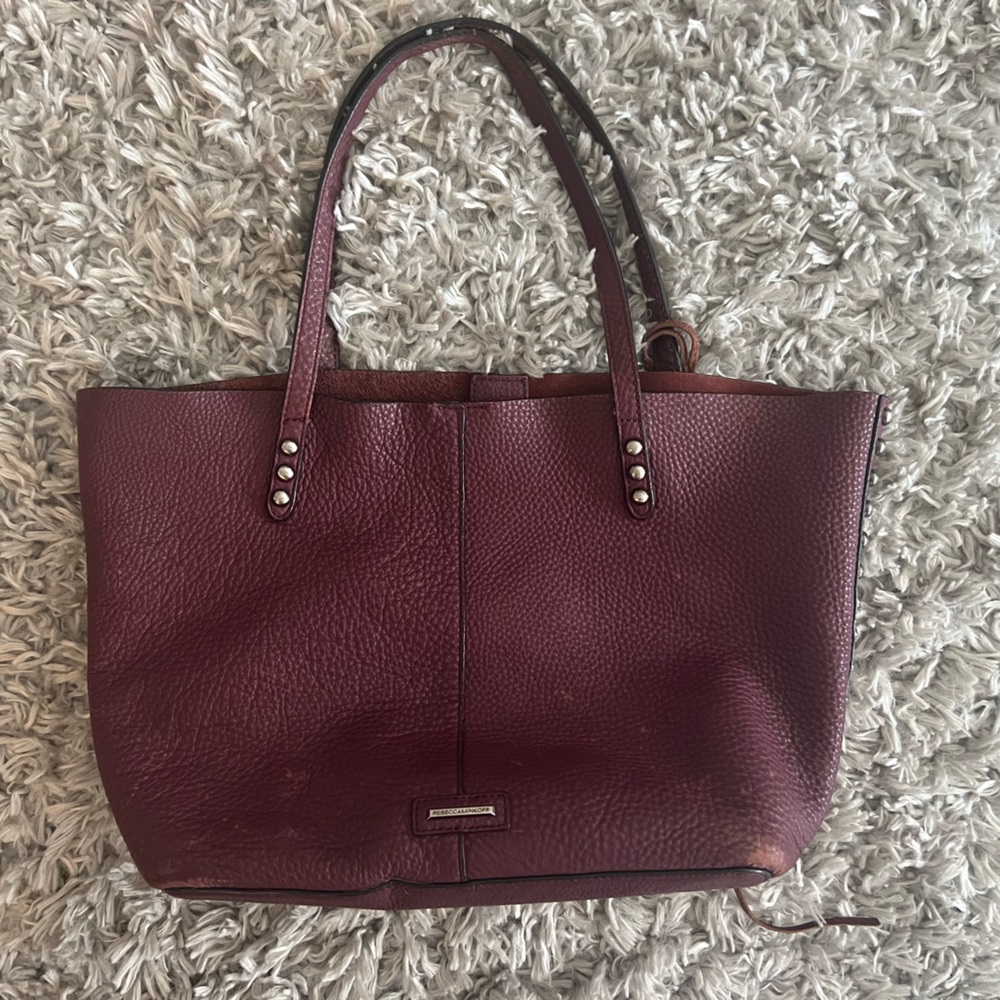 Rebecca Minkoff Studded tote bag with matching coin case